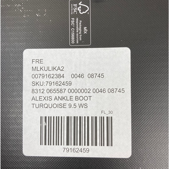 Free People Mark Fisher Alexis Ankle Boots Turquoise 9.5 $$228.00 Pre-owned - Picture 13 of 15